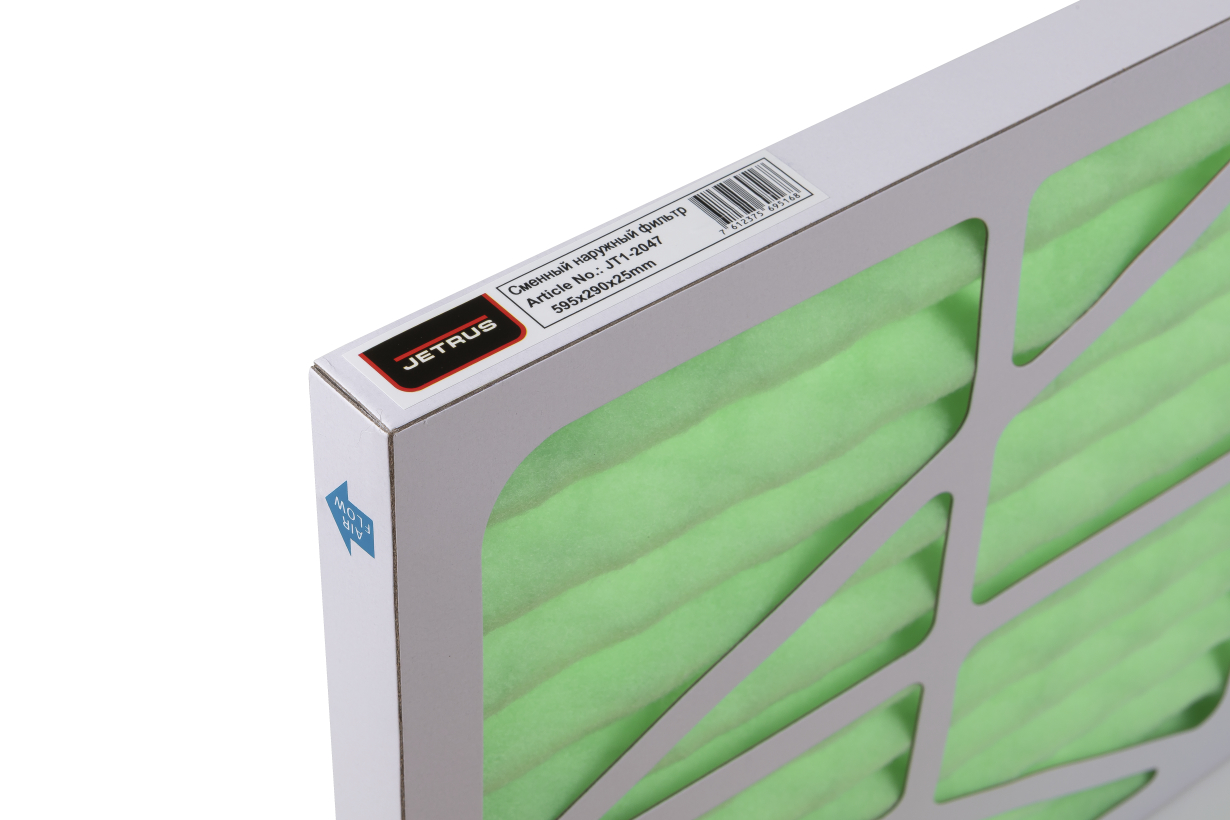 Сменный наружный электростатический фильтр 595 х 290 х 25 мм для AFS-1000/1800/PM1200